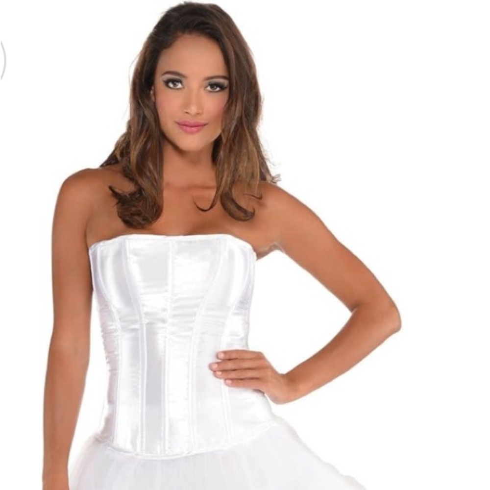 Elegant White Corset for Women NEVER OPENED adult Sz Med,Lg